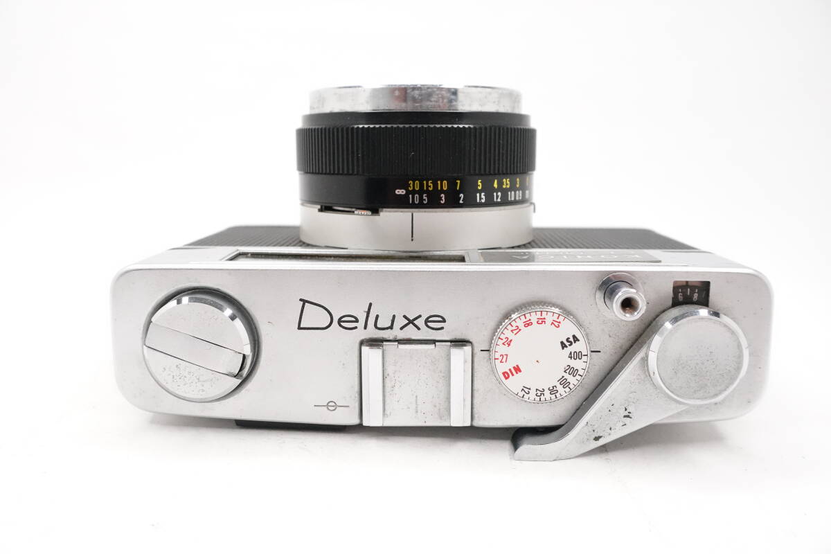 ★実用品★ コニカ KONICA EE-MATIC Deluxe フィルムカメラ レンジファインダー ★シャッター速度OK★ #2503-6-8-1302_画像3