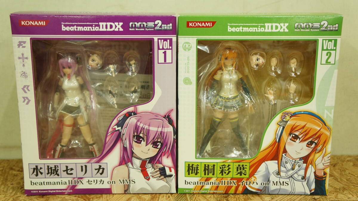 KONAMI MMS 2nd beatmaniaⅡDX 梅桐彩葉 / 水城セリカ 2点セット　中古品　目立った傷、汚れ無　箱傷み有_画像1