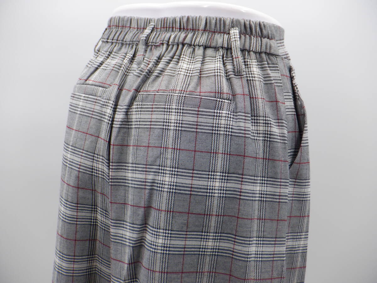 【新品】【INGNI イング】グレンチェック ガウチョパンツ/グレー【同梱可能】【パンツ】【ボトムス】_画像5
