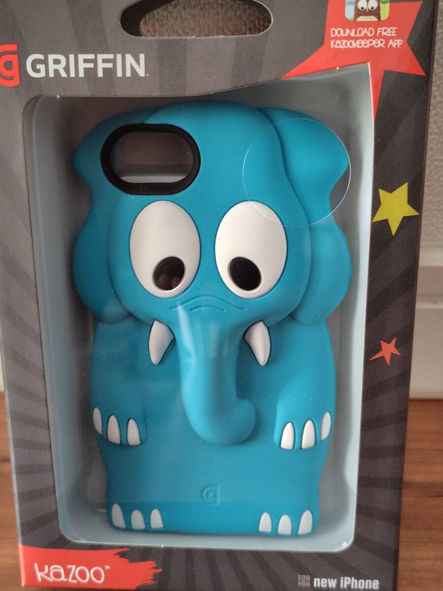 未開封未使用】グリフィン Griffin Technology KaZoo iPhone 5/5s、モンキー(Monkey)とエレファント( Elephant)のセット_画像9