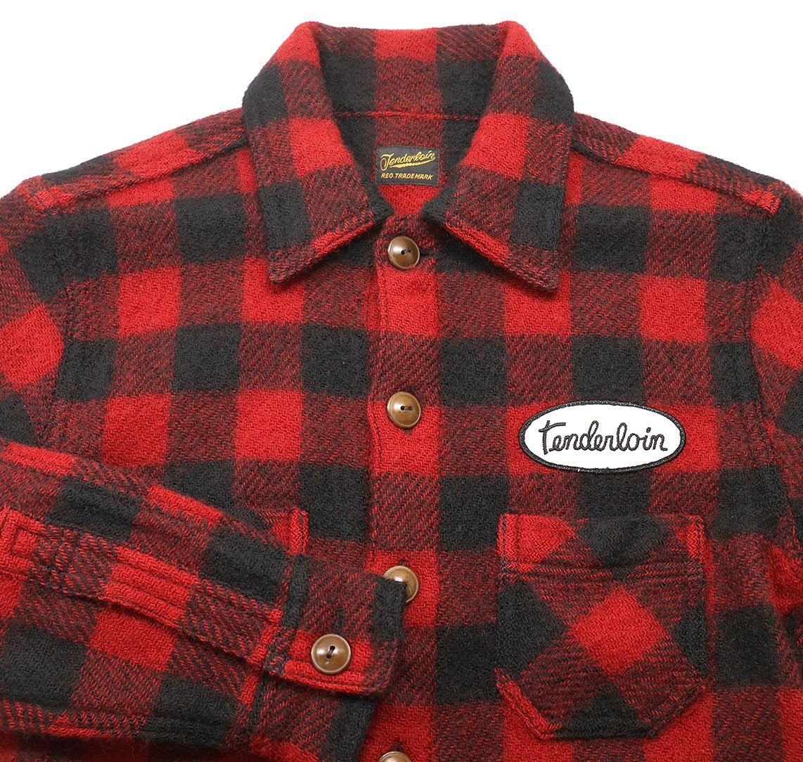 TENDERLOIN (テンダーロイン) T-BUFFALO JKT / 本店限定 バッファロージャケット レッド size XS_画像3