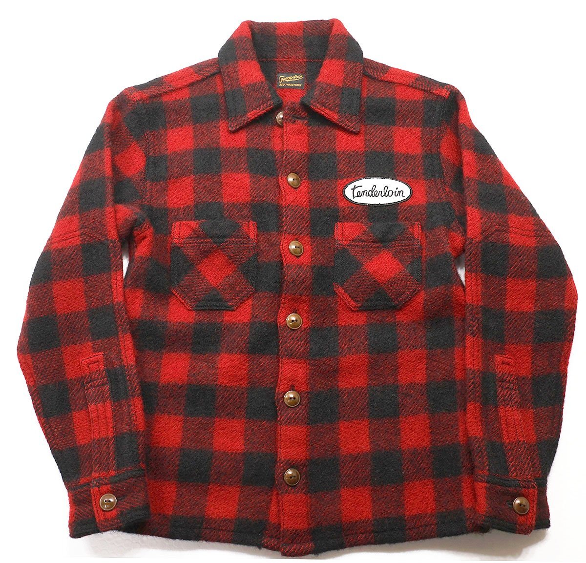 TENDERLOIN (テンダーロイン) T-BUFFALO JKT / 本店限定 バッファロージャケット レッド size XS_画像1