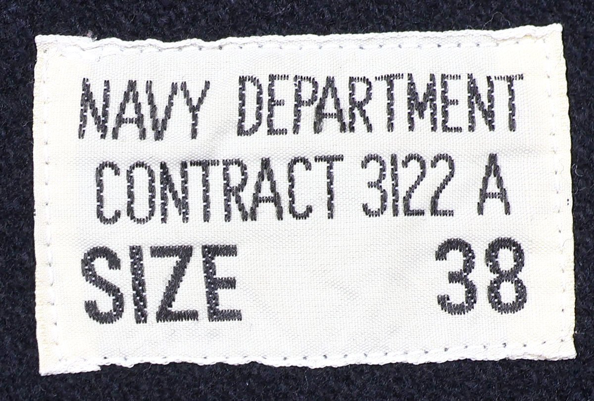 BUZZ RICKSON'S (バズリクソンズ) DECK ZIP JACKET - U.S.NAVY SEEBEES - / デッキジップジャケット M13200 ネイビー size 38_画像8