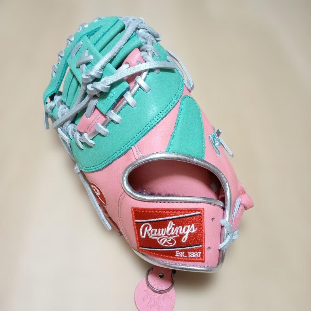 送料無料 Rawlings ローリングス 軟式用 ファーストミット HOH MLB COLORSYNC GR5HMM53_画像2