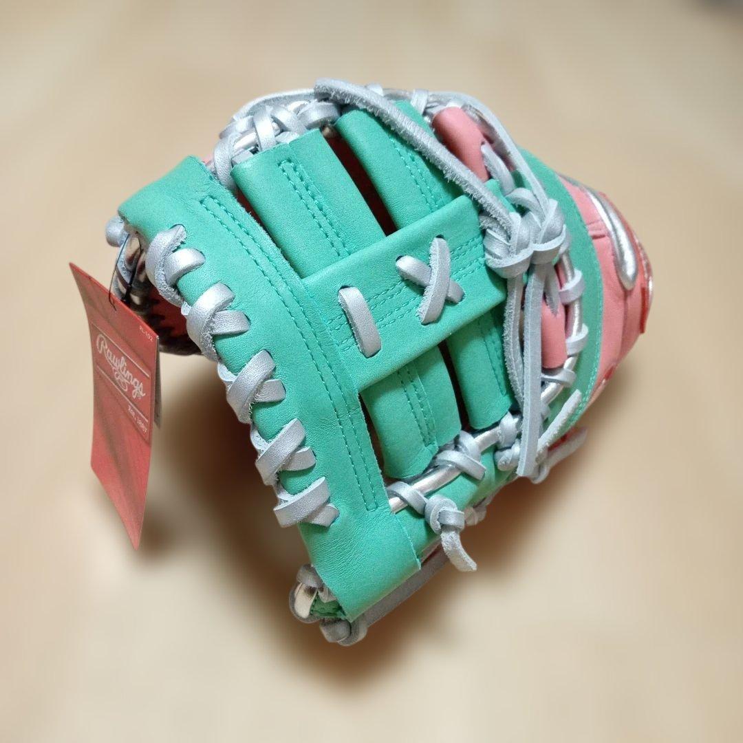 送料無料 Rawlings ローリングス 軟式用 ファーストミット HOH MLB COLORSYNC GR5HMM53_画像5