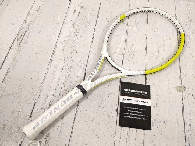 【9yt249】硬式用テニスラケット DUNLOP ダンロップ SX300【2023モデル】ホワイト 美品◆T2791♪_画像1
