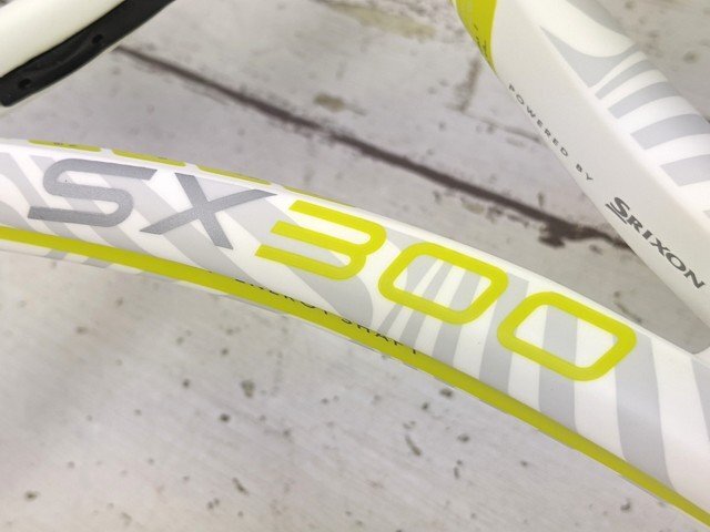【9yt249】硬式用テニスラケット DUNLOP ダンロップ SX300【2023モデル】ホワイト 美品◆T2791♪_画像2