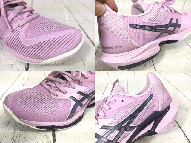 【8yt034】テニスシューズ asics アシックス ソリューションスピード FF 3 AC 1042A250 サイズ：23.5㎝◆B90♪_画像5