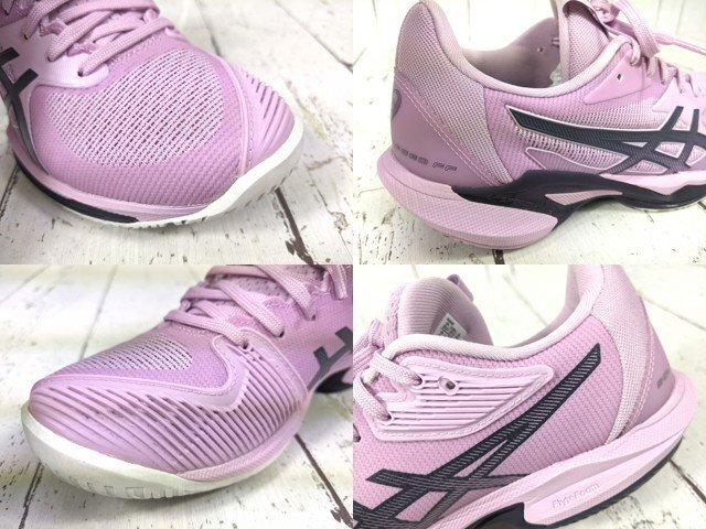 【8yt034】テニスシューズ asics アシックス ソリューションスピード FF 3 AC 1042A250 サイズ：23.5㎝◆B90♪_画像4