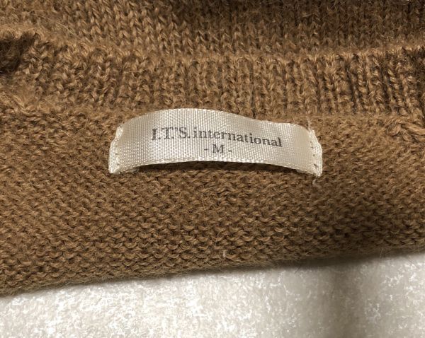 $〜リピーター様特典割引有り◎希少アルパカ100%◎I.T.S international◎カーディガン_画像4