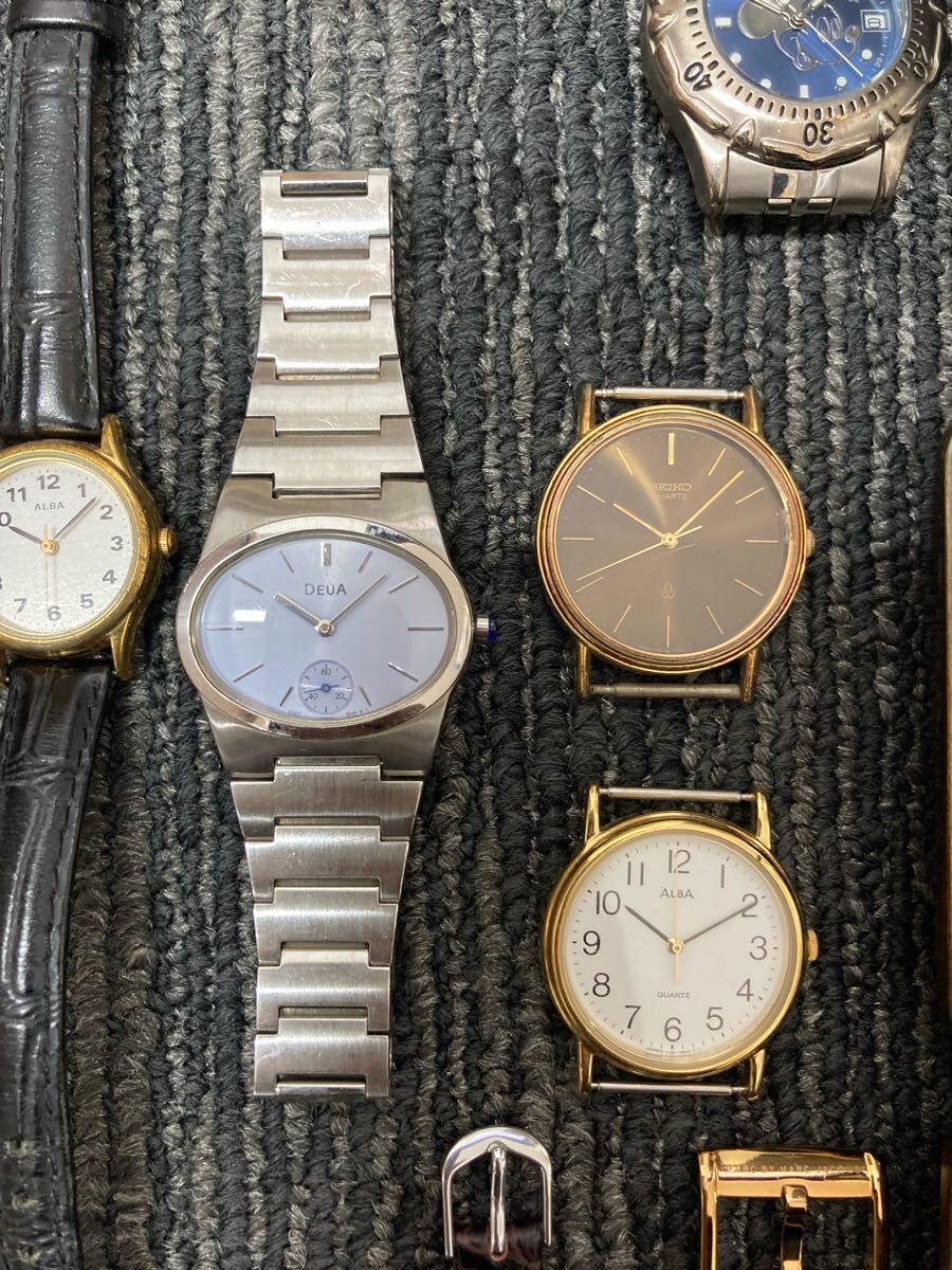 1円スタート ジャンク時計 13本 国産 ブランド時計 SEIKO セイコー CITIZEN シチズン CASIO カシオ クォーツ トラベルクロック 1029U③_画像3