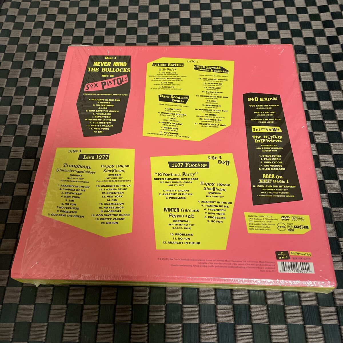 Sex Pistols never Mind the Bollocks 勝手にしやがれ BOX 輸入盤　35th anniversary edition セックス ピストルズ_画像2