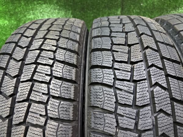 24年製 ダンロップ ウィンターマックスWM02 165/65R15 アルミホイール付き 4本 4.5J ET45/4H 100 スタッドレス デリカミニ _画像9