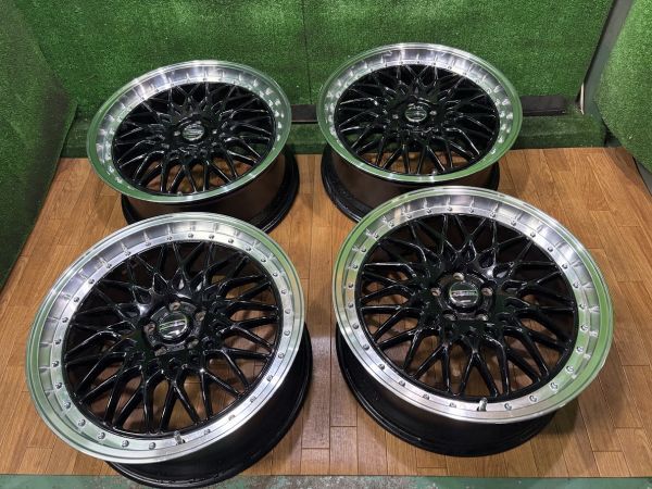AME　シュタイナー　FTX　アルミホイール　20インチ　8.5J　ET48　5H　PCD114.3　4本　共豊　30系アルファード_画像1
