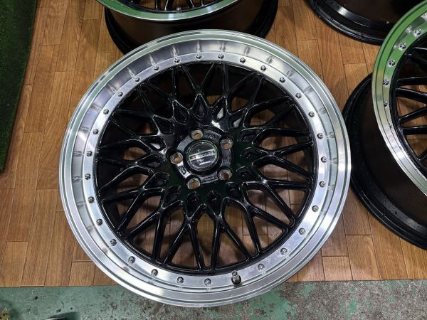 AME　シュタイナー　FTX　アルミホイール　20インチ　8.5J　ET48　5H　PCD114.3　4本　共豊　30系アルファード_画像3