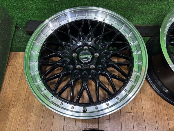 AME　シュタイナー　FTX　アルミホイール　20インチ　8.5J　ET48　5H　PCD114.3　4本　共豊　30系アルファード_画像4