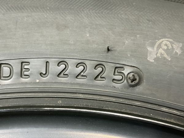 25年製 200系ハイエース 新車外し S-GL ブリヂストン RD-613 195/80R15 107/105S スチールホイール付き 4本 1021-04_画像2