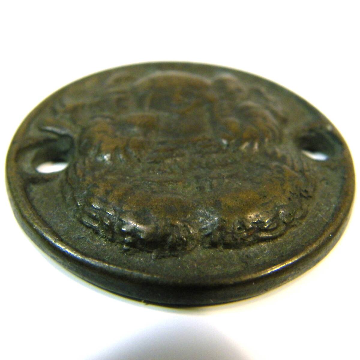 定形外郵便.140円発送OK　三面大黒　絵銭　馬と人　背　曳き銭　銭　コイン.2枚　マニア用？　2個で、24g位（赤枠.楽）_画像5