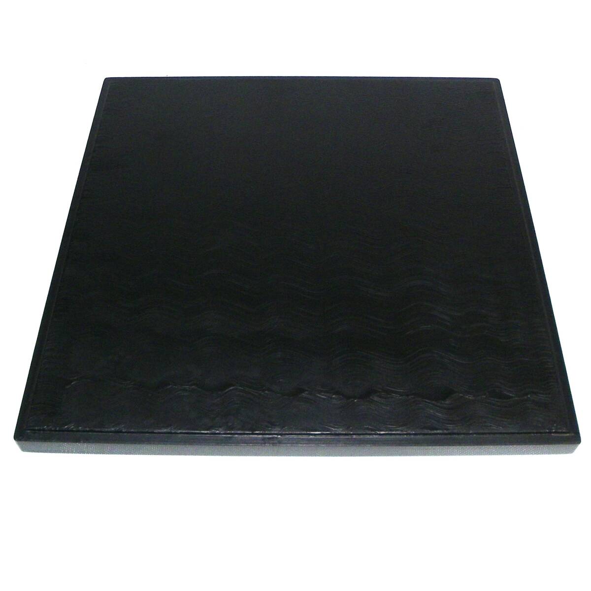 ゆうパック.100サイズ送料記載済み アソベ 漆器 木製 お盆 角盆4枚と置台 塗り.盆.4枚 H/1.2㎝位・30.5㎝位x30.5㎝位(赤枠.樂多我)_画像9