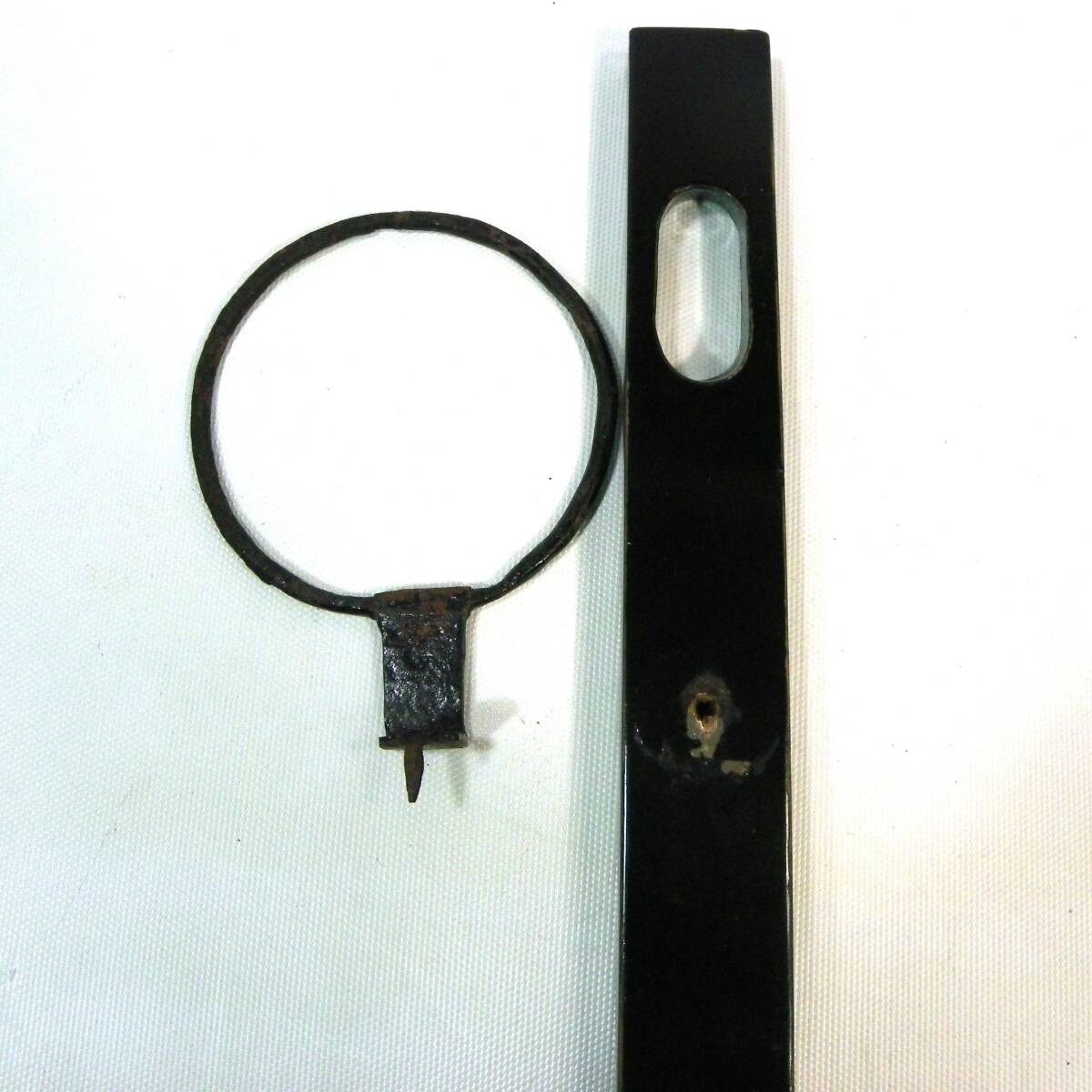 ゆうパック.120サイズ送料記載済み　茶道具 　夜咄(よばなし)　木製　短檠(たんけい）　お茶道具　売り切り（赤枠.楽）_画像7