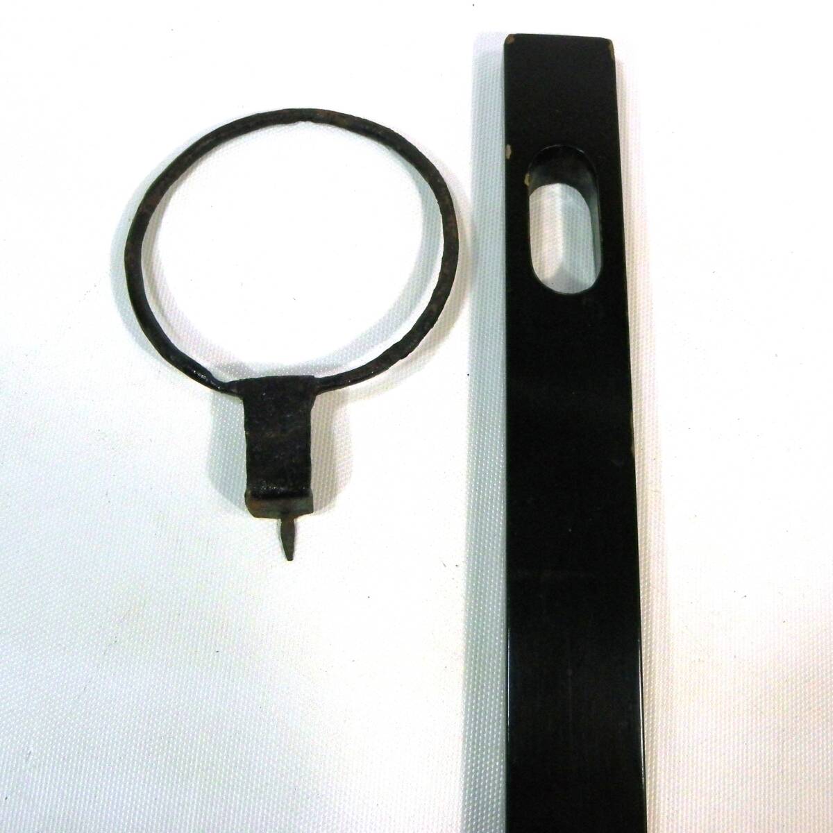 ゆうパック.120サイズ送料記載済み　茶道具 　夜咄(よばなし)　木製　短檠(たんけい）　お茶道具　売り切り（赤枠.楽）_画像8