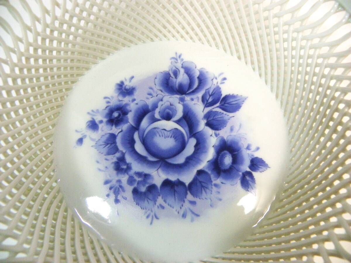 ゆうパック.60サイズ送料記載済み　MOGA ROMANIA モガ・ルーマニア レース編み ハンドクラフト　欠けも無し程度良（赤枠.楽）_画像7