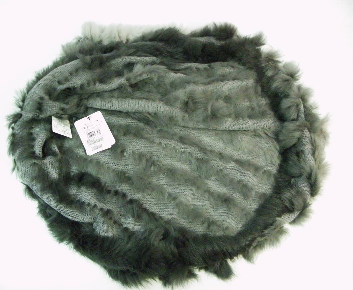 定形外郵便.450円発送OK　未使用.置き古し　ワールド modify マフラー　ケープ　ラビット　売切り（赤枠.樂多我）_画像6