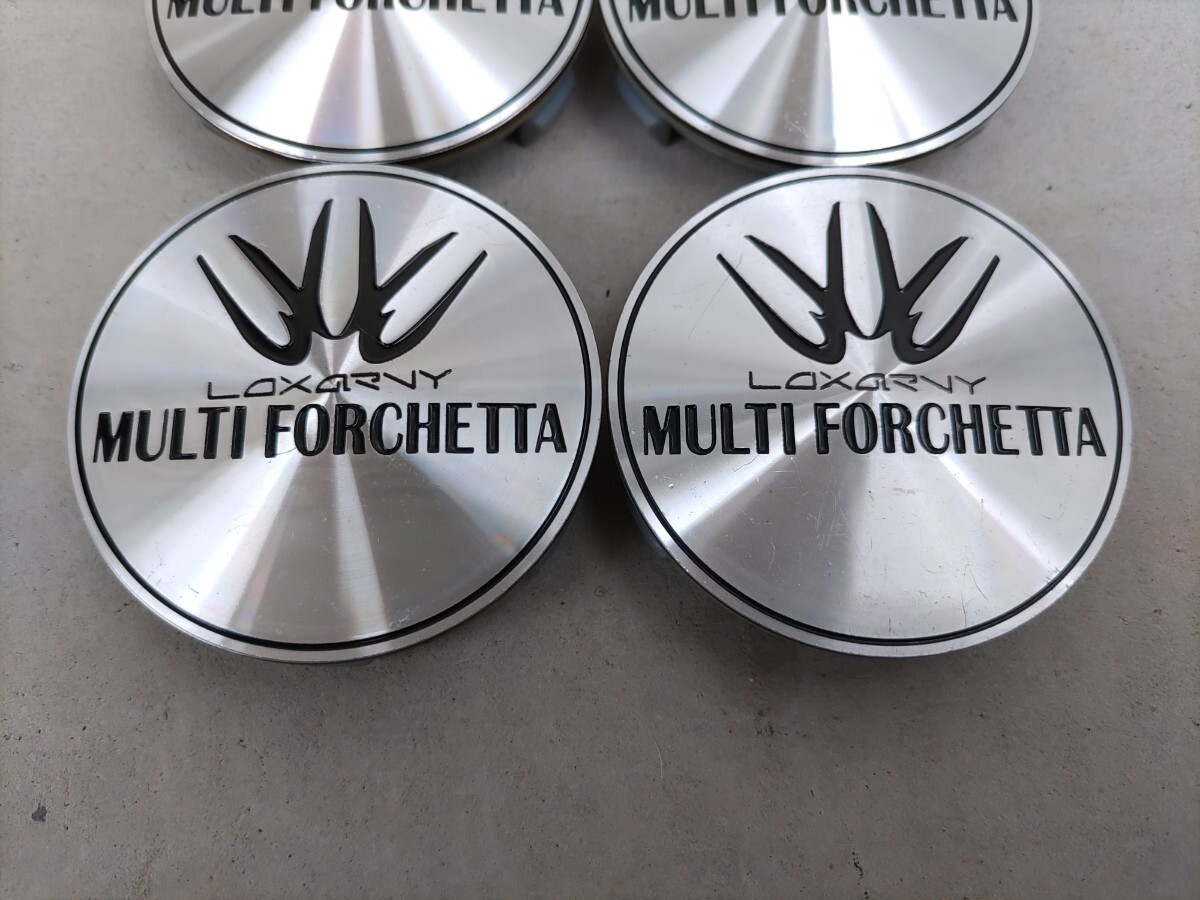 BADX 632 LOXARNY ロクサーニ MULTI FORCHETTA マルチフォルケッタ センターキャップ ホイールキャップ 4個セット_画像3