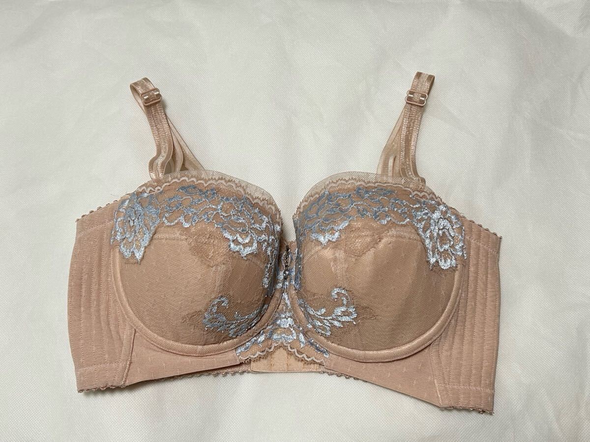 体型補整 補整下着 マルコ リュミエス ロゼ　1／2カップショートブラジャー　E75_画像1