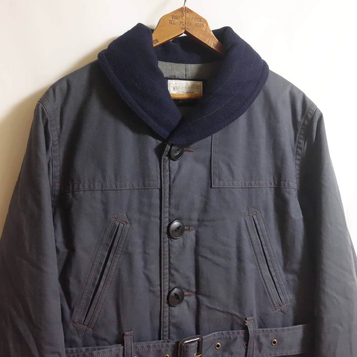 【NEIGHBORHOOD ネイバーフッド ミリタリー カーコート M】132AQNH-JKM07 G-69/C-COAT ジャケット 難あり_画像3