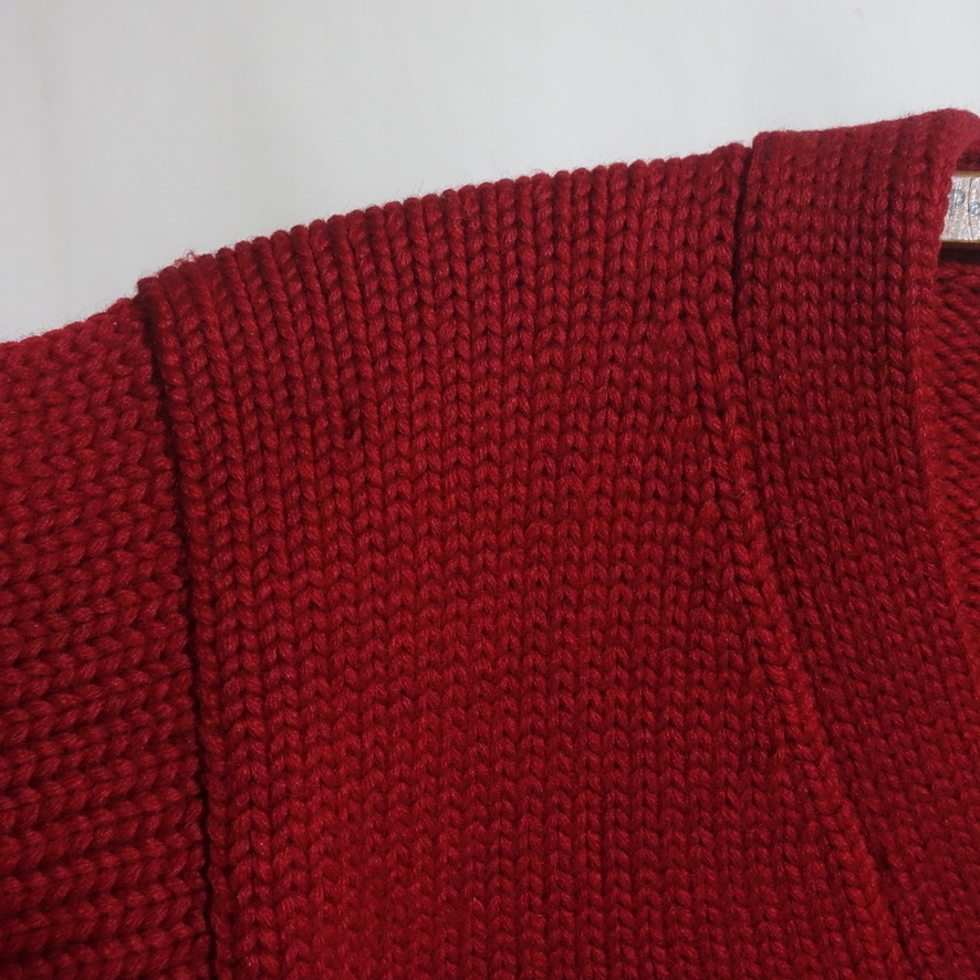 【30's A.G.Spalding COLLEGIATE スポルディング Vネック セーター 38】ビンテージ 40's カレッジ レタード_画像9