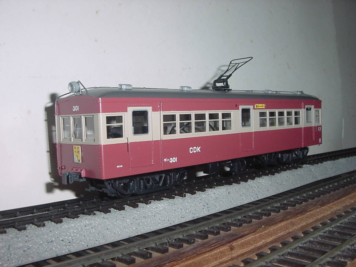 HOm Modellwagen 銚子のデハ301 ビューゲル メーカー完成品_画像2