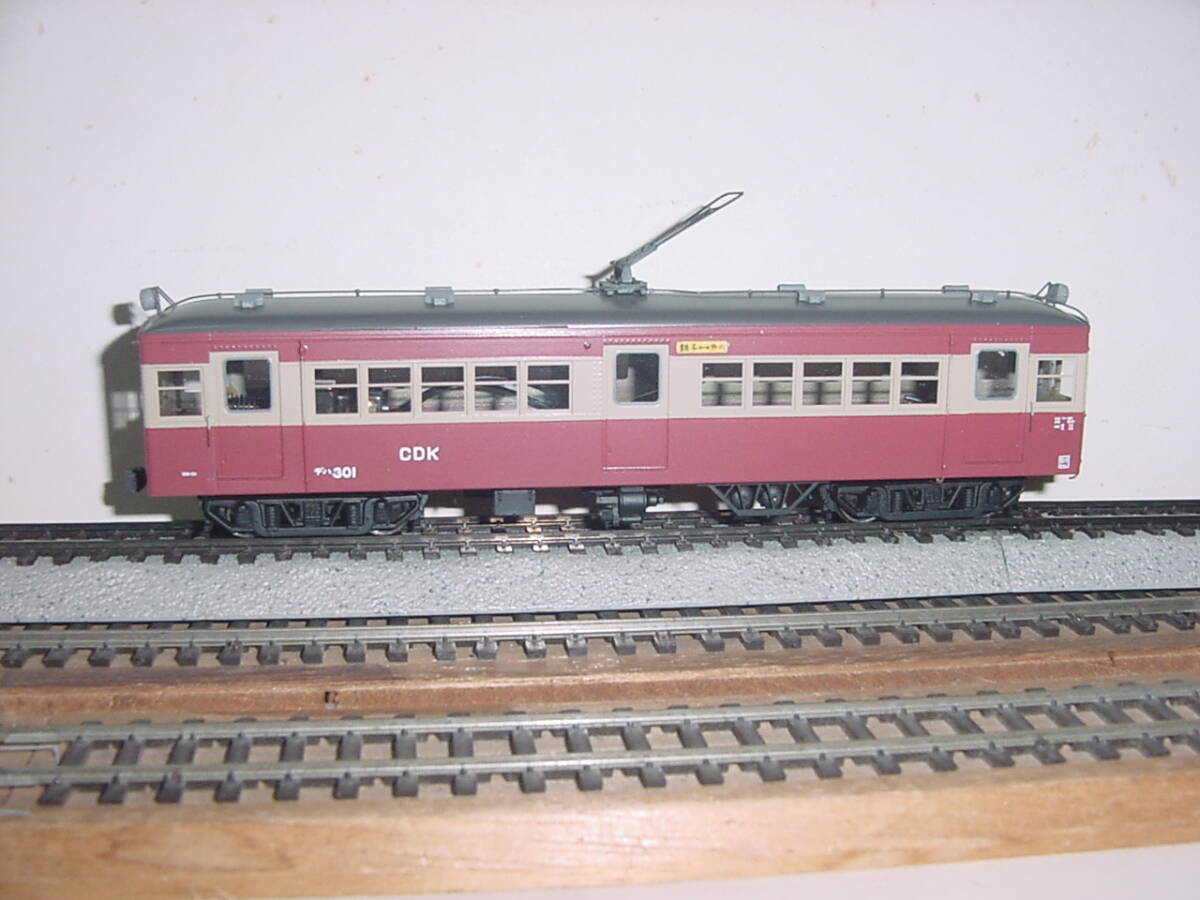 HOm Modellwagen 銚子のデハ301 ビューゲル メーカー完成品_画像3