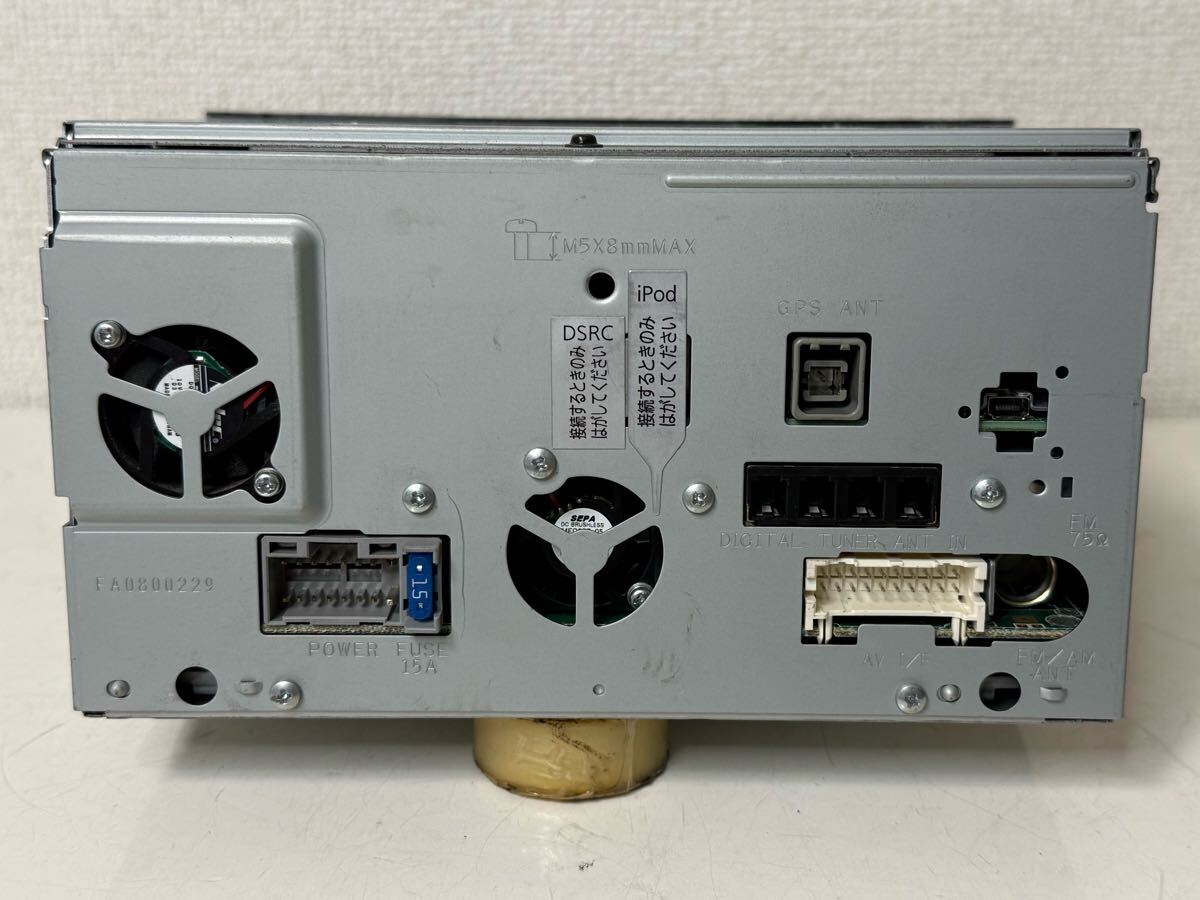 Panasonicパナソニック CN-RA03WD カーナビ メモリーナビ フルセグチューナーTV SERIAL NO. 501331G27 (ジャンク) SD地図データ無しです_画像7