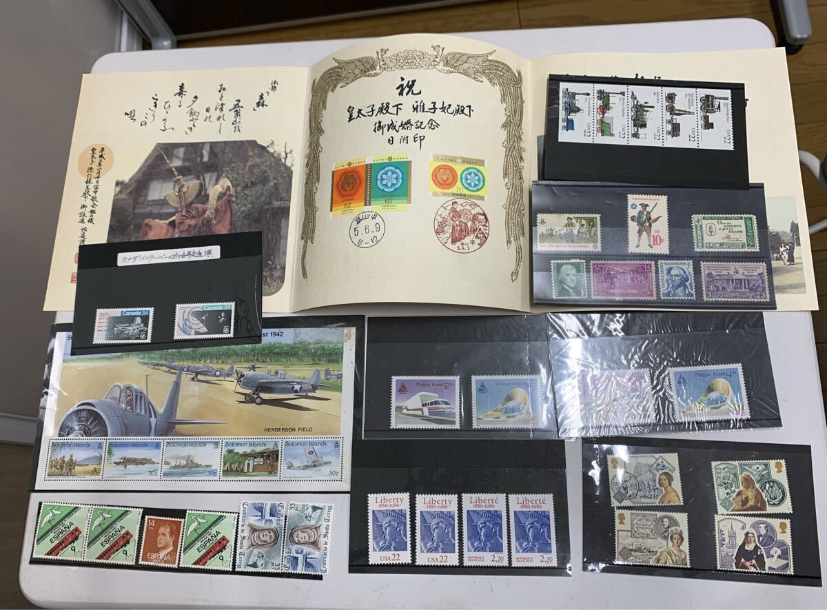 コレクション 日本切手　外国切手 記念切手おまとめ_画像7