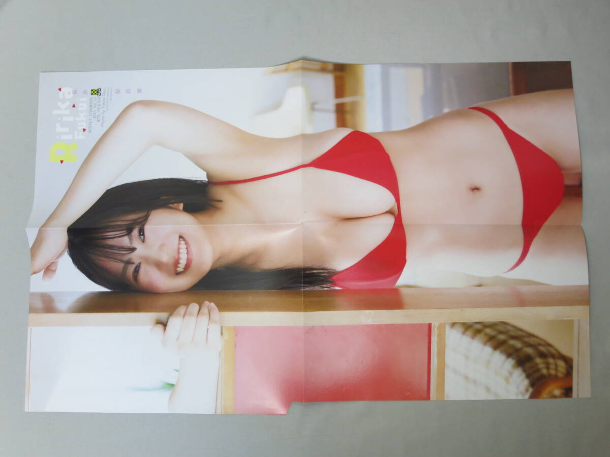 福井梨莉華　ポスター　週刊少年チャンピオン35号 付録　在個数3_画像1