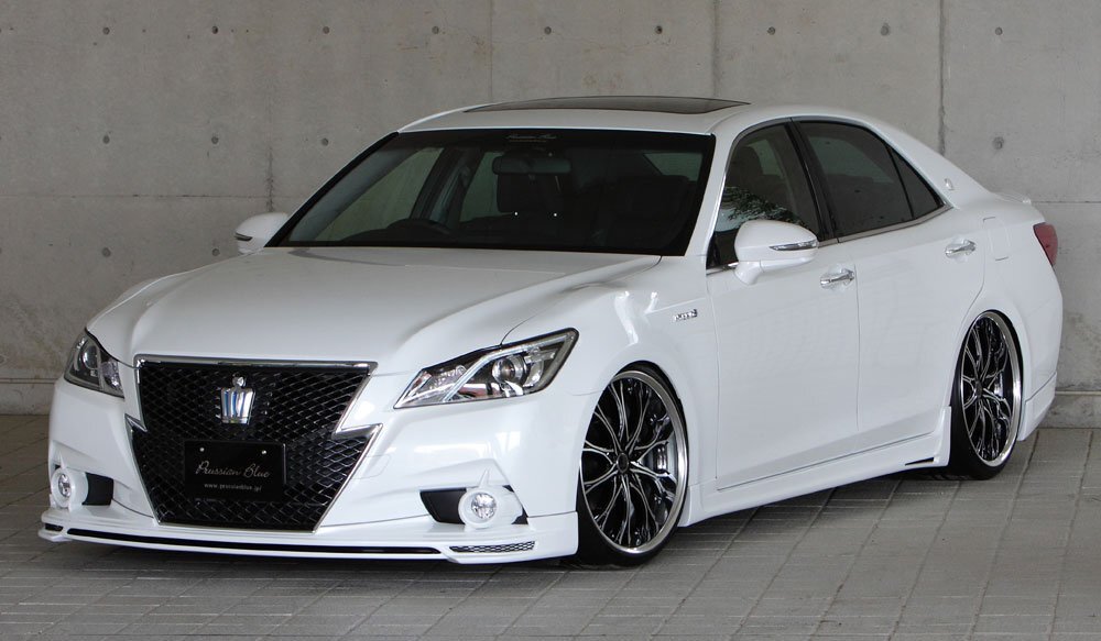 M'z SPEED 3點(diǎn)キット 未涂裝 FRP クラウンハイブリッド AWS210 AWS211 H24.12～H27.9 アスリート MC前