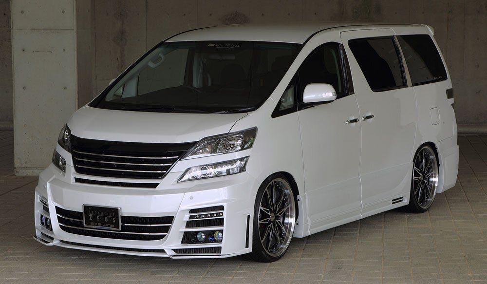 M'z SPEED 4點(diǎn)キット 未涂裝 FRP ヴェルファイアハイブリッド ATH20W H23.11～H26.12 MC后