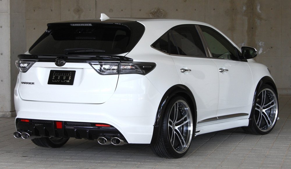 M'z SPEED 4點(diǎn)キット ブラック (202) FRP ハリアーハイブリッド AVU65W H25.12～H29.5 MC前