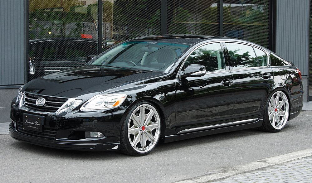 M'z SPEED フロントハーフスポイラー 未涂裝 FRP レクサス GS350 GRS191 GRS196 H19.10～H23.12 MC后