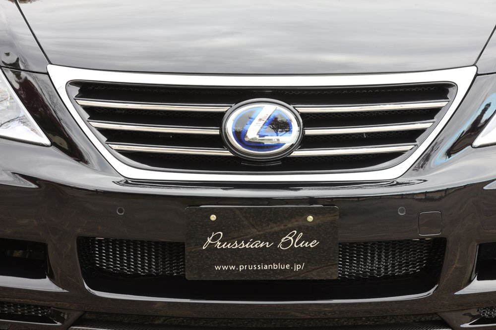 M'z SPEED フロントグリル 未涂裝 FRP レクサス LS600h UVF45 H19.5～H21.9 MC前 ミリ波レーダー有車
