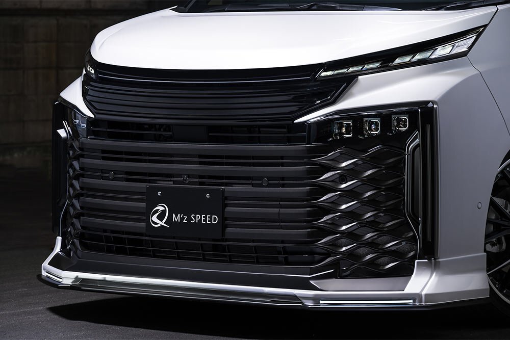 M'z SPEED 4點(diǎn)キット 涂り分け涂裝 (218/BK) AES ヴォクシー ZWR90W ZWR95W R4.1～ ハイブリッドS-Z/S-G ユニバーサルステップ付車除く