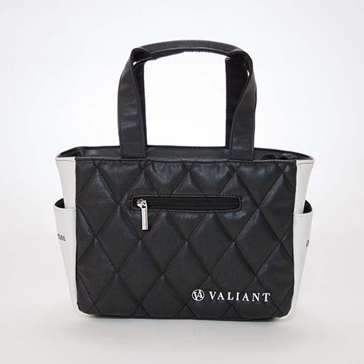 シェリフの姉妹ブランド!ヴァリアント VAC-001RP カジュアルコレクション ラウンドポーチ ブラック×ホワイト VALIANT 即納_画像2