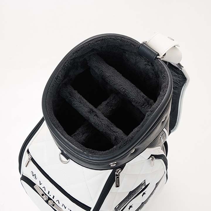 シェリフの姉妹ブランド！ヴァリアント VAC-001CB カジュアルコレクション キャディバッグ ホワイト×ブラック 9.5型 3.7kg カート型 即納_画像6