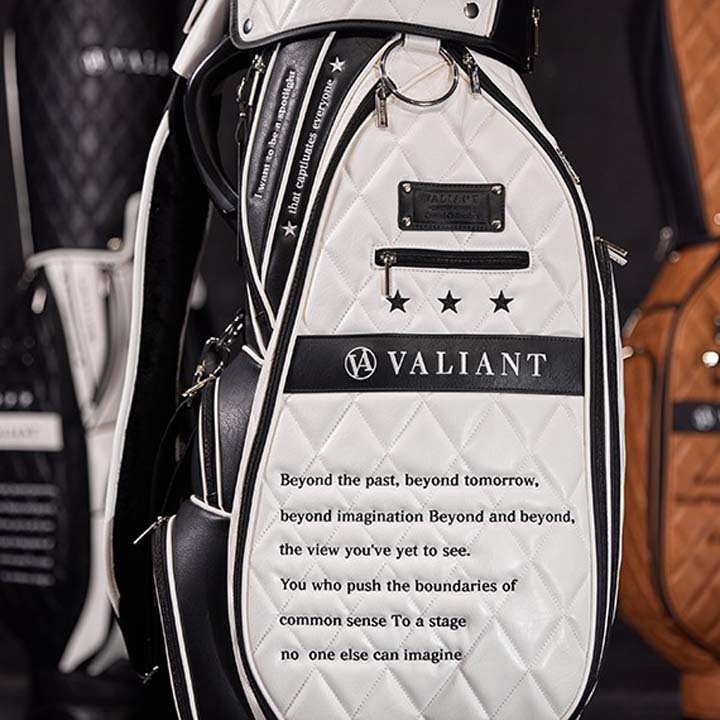 シェリフの姉妹ブランド！ヴァリアント VAC-001CB カジュアルコレクション キャディバッグ ホワイト×ブラック 9.5型 3.7kg カート型 即納_画像9