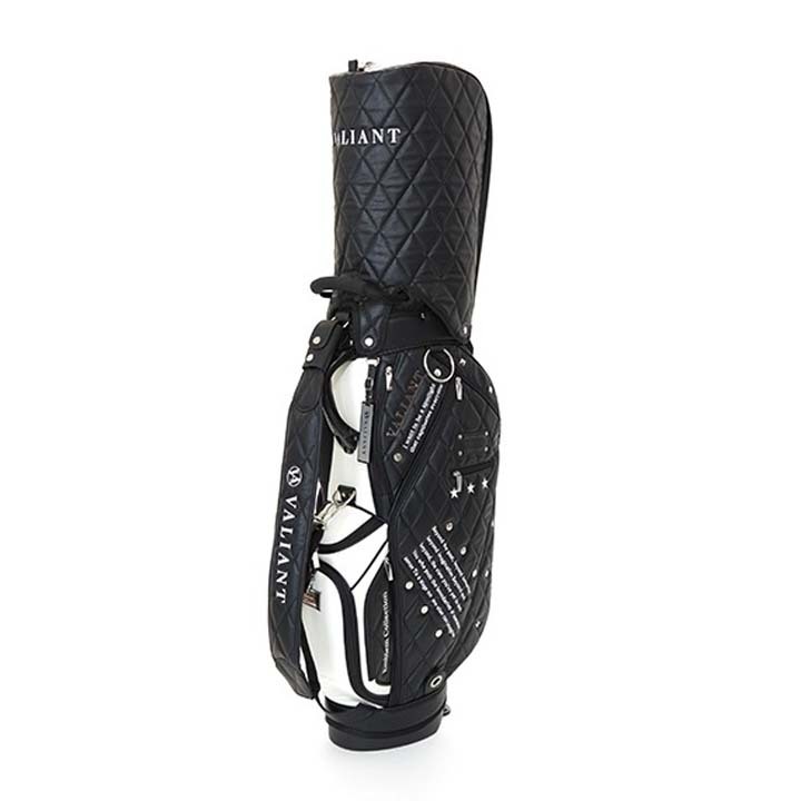 シェリフの姉妹ブランド！ヴァリアント VAE-004ST エンブレムコレクション スタンド型 キャディバッグ ブラック×ホワイト 即納_画像5