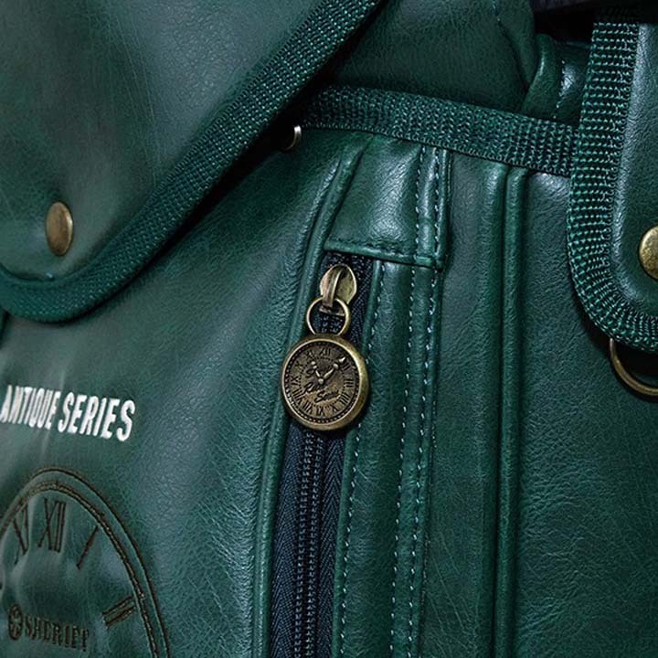 シェリフ SAT-001CB アンティークシリーズ キャディバッグ グリーン 9.5型 3.8kg カート型 100本限定 SHERIFF ANTIQUE SERIES GREEN 即納_画像8