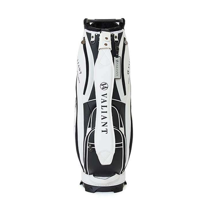 シェリフの姉妹ブランド！ヴァリアント VAS-010CB スカルコレクション キャディバッグ ホワイト×ブラック 9.5型 3.8kg カート型 即納_画像5