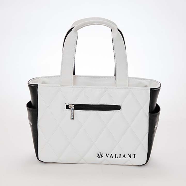 シェリフの姉妹ブランド！ヴァリアント VAC-001RP カジュアルコレクション ラウンドポーチ ホワイト×ブラック VALIANT 即納_画像2