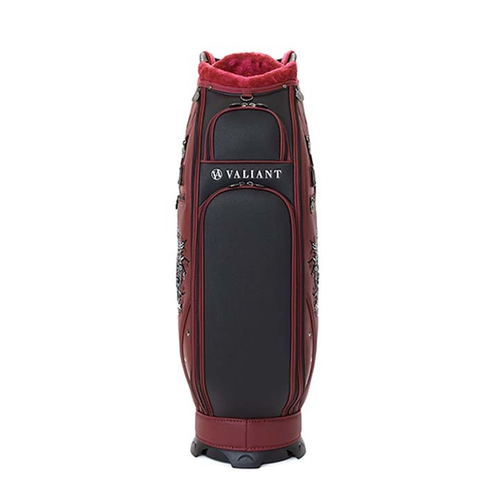 シェリフの姉妹ブランド！ヴァリアント VAS-010CB スカルコレクション キャディバッグ ワイン×ブラック 9.5型 3.8kg カート型 即納_画像5